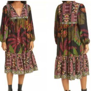 FARM Rio Multicolor Midi Dress